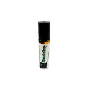 sinus & allergy roll-on, essential oil roll-on for allergies, sinus congestion relief, allergy symptom relief, essential oil blend for allergies, sinus pressure relief, allergy relief, decongestant, natural allergy remedy, aromatherapy for allergies, easier breathing, targeted application, 10ml roll-on, essential oil blend, portable size, pulse points, essential oils for sinus pressure relief, natural allergy roll-on, on-the-go allergy relief, travel-size allergy roll-on, decongestant essential oil roll-on